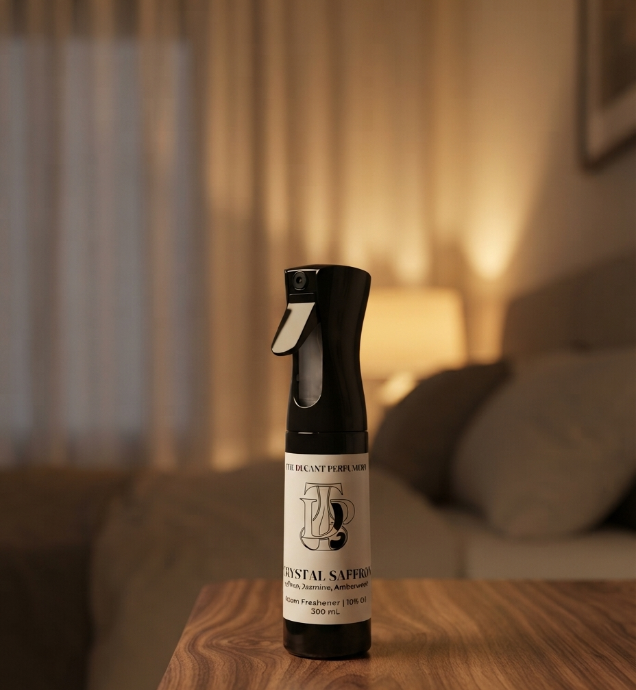 Crystal Saffron — Spiced Saffron, Breezy Jasmine & Amberwood Ambient Nano Mist