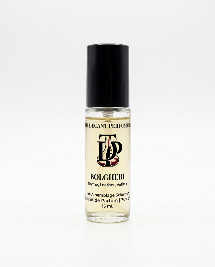 Bolgheri — Tuscan Black Leather, Spiced Cardamom & White Moss Extrait