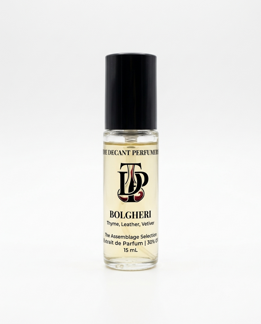 Bolgheri — Tuscan Black Leather, Spiced Cardamom & White Moss Extrait
