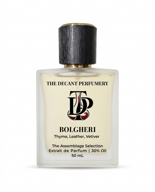 Bolgheri — Tuscan Black Leather, Spiced Cardamom & White Moss Extrait