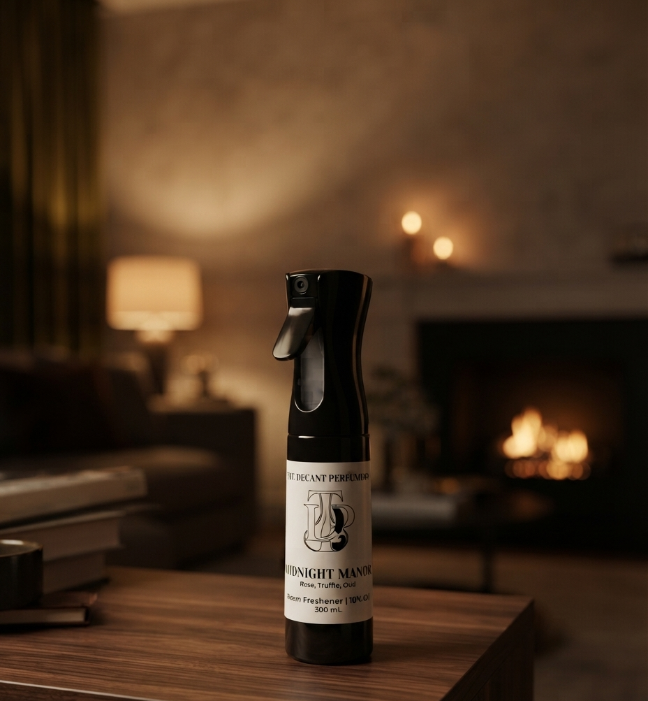 Midnight Manor — Dark Rose, Earthy Truffle & Warm Oud Ambient Nano Mist