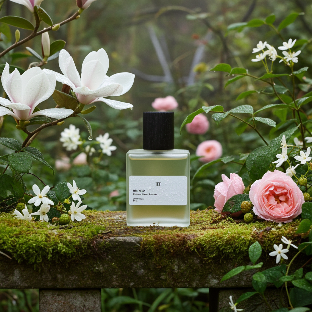 Magnolia | Radiant Purple Bloom & Sun-Drenched Fruit